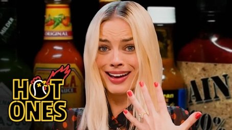 Margot Robbie Pushes Her Limits While Eating Spicy Wings (2020) - Episode 1 poster and promotional image
