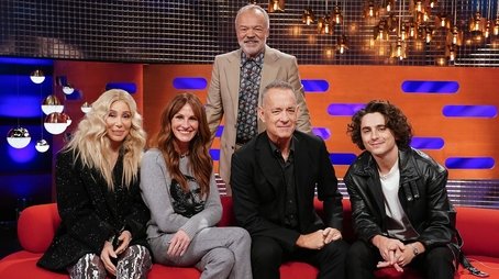 Julia Roberts, Tom Hanks, Timothée Chalamet and Cher (2023) - Episode 9 poster and promotional image