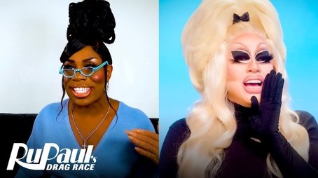 The Pit Stop S13 E12 | Trixie Mattel & Monét X Change Fire Up A Roast | RuPaul's Drag Race (2021) - Episode 12 poster and promotional image