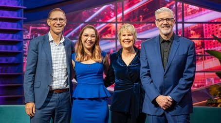 Shaun Micallef, Dr Richard Harris, Kirsten Banks and Charlie Collins (2022) - Episode 1 poster and promotional image