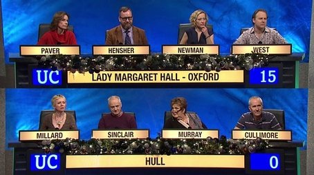 Christmas 2014 - Lady Margaret Hall, Oxford v Hull (2014) - Episode 50 poster and promotional image