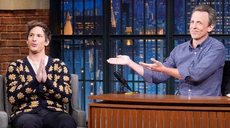 Andy Samberg, Chris O'Dowd (2023) - Episode 80 poster and promotional image