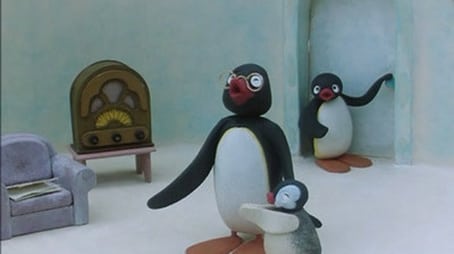 Pingus Großvater kommt zu Besuch