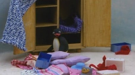 Pingu und Pinga allein zu Haus
