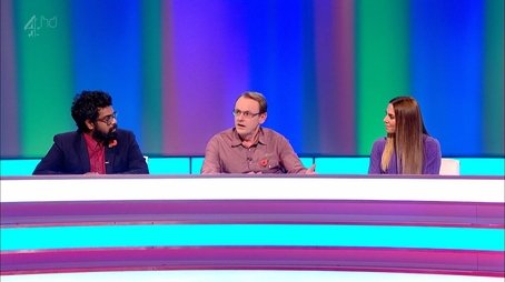 Romesh Ranganathan, Melanie C, Charlotte Ritchie, David O'Doherty (2014) - Episode 6 poster and promotional image