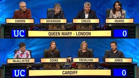 Christmas 2017 - Queen Mary College, London v Cardiff University (2018) - Episode 88 poster and promotional image