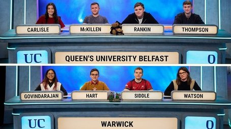 Queen’s, Belfast v Warwick (2025) - Episode 26 poster and promotional image