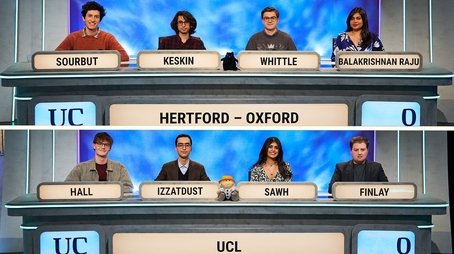 Hertford College, Oxford v UCL (2023) - Episode 20 poster and promotional image