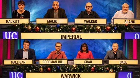 Christmas 2019 - Warwick v Imperial (2019) - Episode 109 poster and promotional image
