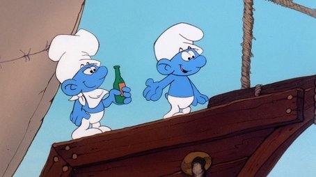 Smurfs At Sea (1982) - Episode 24 poster and promotional image