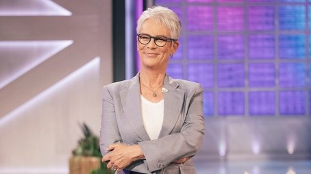 Jamie Lee Curtis, Hasan Minhaj, Malia Baker, Natalie Hemby (2021) - Episode 23 poster and promotional image