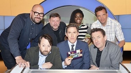 Clara Amfo, Tom Davis, Shaun Ryder and Henning Wehn (2016) - Episode 7 poster and promotional image