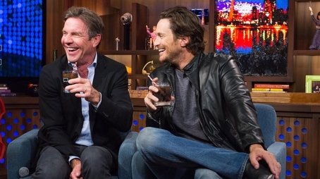 Dennis Quaid & Oliver Hudson (2015) - Episode 187 poster and promotional image