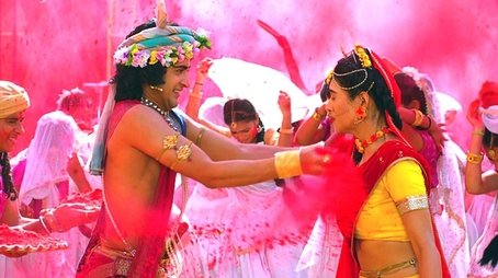 Radha, Krishna Celebrate Holi (2019) - Episode 153 poster and promotional image
