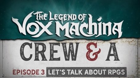 Crew & A Episode 3: Let's Talk About RPGs! (2021) - Episode 9 poster and promotional image