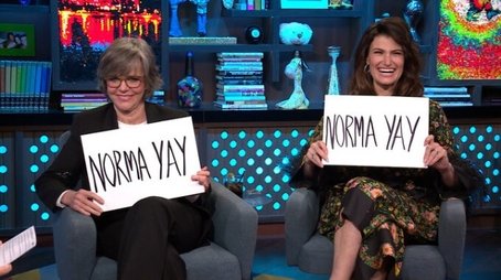 Sally Field and Idina Menzel (2022) - Episode 197 poster and promotional image