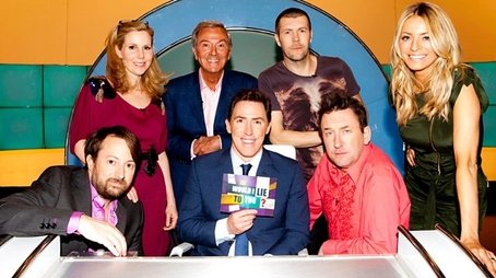 Rhod Gilbert, Sally Phillips, Tess Daly, Des O'Connor (2012) - Episode 4 poster and promotional image