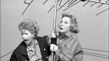 Lucy Puts Up a TV Antenna (1962) - Episode 9 poster and promotional image