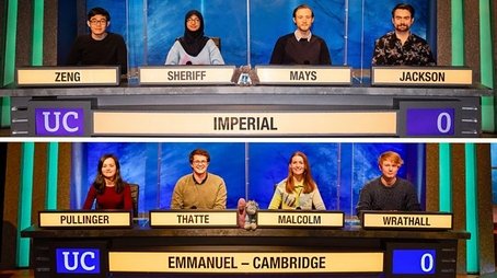 Imperial v Emmanuel College, Cambridge (2022) - Episode 35 poster and promotional image