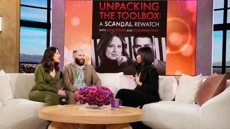 Katie Lowes, Guillermo Díaz, Pj Morton (2023) - Episode 118 poster and promotional image