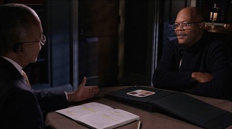 Samuel L. Jackson, Condoleezza Rice and Ruth Simmons (2012) - Episode 7 poster and promotional image
