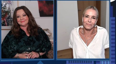 Melissa Mccarthy and Chelsea Handler (2021) - Episode 145 poster and promotional image