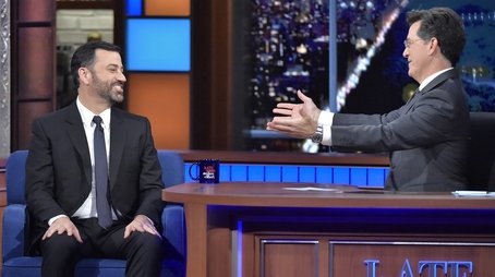 Jimmy Kimmel, the cast and director of “Crimson Peak”, Beach House (2015) - Episode 29 poster and promotional image