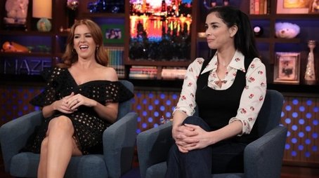 Sarah Silverman & Isla Fisher (2017) - Episode 165 poster and promotional image