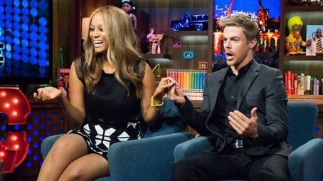 Tyra Banks & Derek Hough (2014) - Episode 130 poster and promotional image