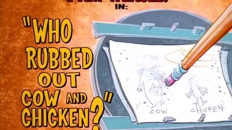 Who Rubbed Out Cow and Chicken? (1999) - Episode 12 poster and promotional image