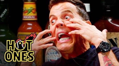 Steve-O Tells Insane Stories While Eating Spicy Wings (2017) - Episode 3 poster and promotional image