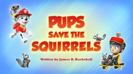 Pups Save the Squirrels (2019) - Episode 33 poster and promotional image