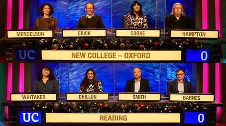 Christmas 2020 - New College Oxford v Reading (2020) - Episode 120 poster and promotional image