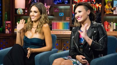 Jessica Alba & Demi Lovato (2014) - Episode 137 poster and promotional image
