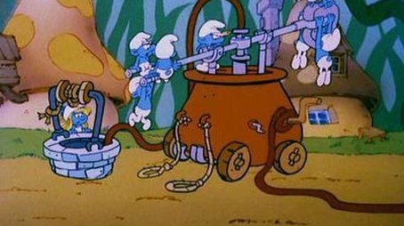 The Smurf Fire Brigade