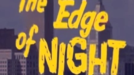 The Edge of Night (1956) poster