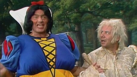 Harvey Korman as Snow White & Carol Burnett as the Evil Queen (1981) - Episode 17 poster and promotional image