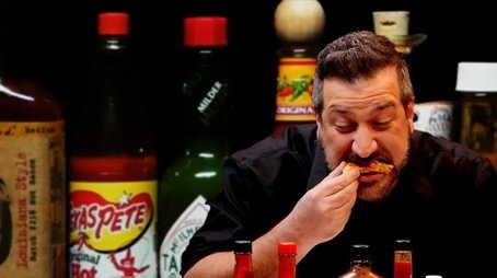 Joey Fatone Talks *NSYNC, DJ Khaled, and Guy Fieri While Eating Spicy Wings (2016) - Episode 6 poster and promotional image