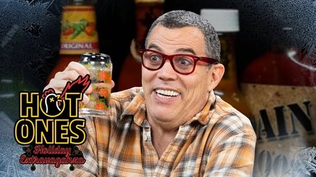 Steve-O Is Extra Naughty For the Hot Ones Holiday Extravaganza (2023) - Episode 40 poster and promotional image