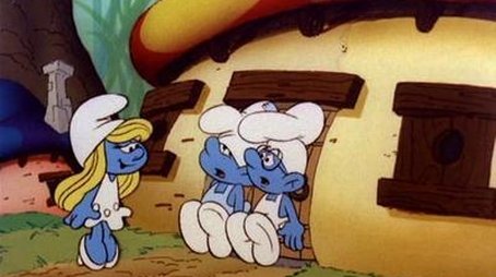 Gingerbread Smurfs