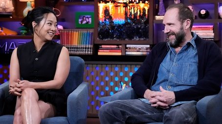Stephanie Hsu and Ralph Fiennes (2024) - Episode 194 poster and promotional image