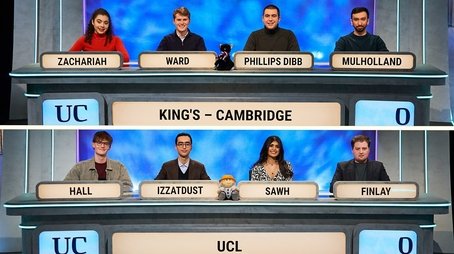 King's College, Cambridge v UCL (2023) - Episode 6 poster and promotional image
