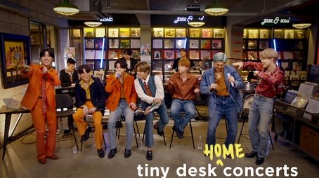 BTS: Tiny Desk (Home) Concert (2020) - Episode 132 poster and promotional image