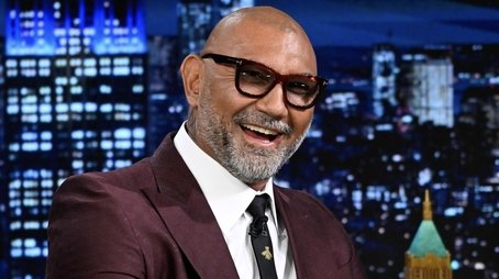 Dave Bautista, Shawn Levy, Glass Animals (2024) - Episode 157 poster and promotional image