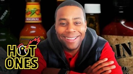 Kenan Thompson Becomes a Card-Carrying Spiceman While Eating Spicy Wings (2021) - Episode 5 poster and promotional image