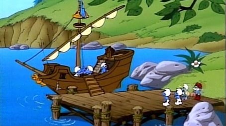 Castaway Smurfs