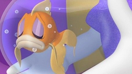 Micky und der Goldfisch