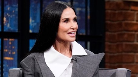 Demi Moore, Jonathan Pryce (2024) - Episode 136 poster and promotional image
