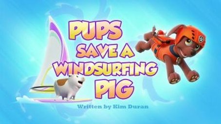 Pups Save a Windsurfing Pig (2016) - Episode 39 poster and promotional image