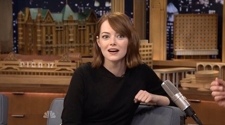 Emma Stone, Logan Lerman, Sam Smith (2014) - Episode 145 poster and promotional image